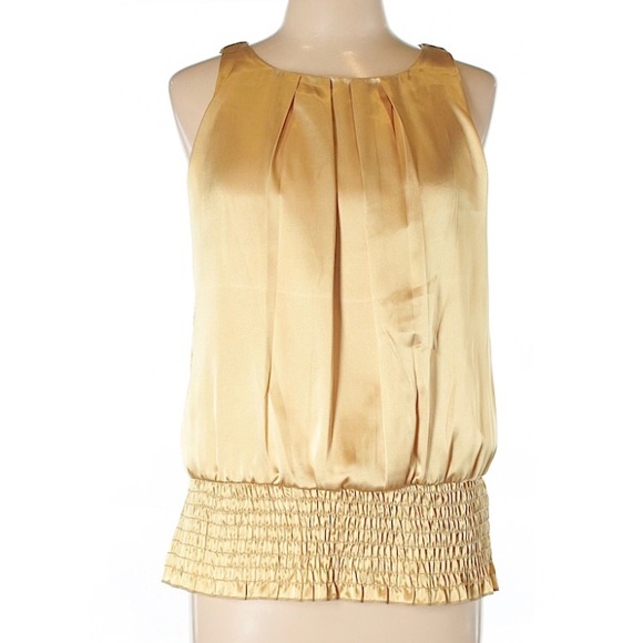 Charlotte Russe Tops - Gold Charlotte Russ Blouse